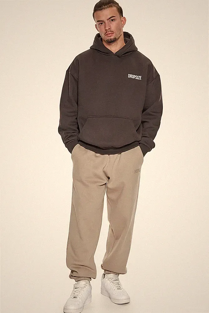 Dropsize Jogginghose Jogger Beige Taupe Oversize Gr. M NEU EILVERSAND