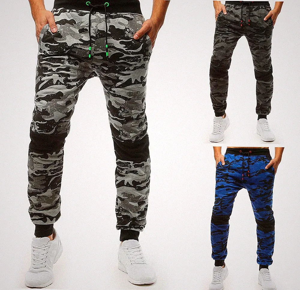 DSTREET Trainingshose Freizeithose Sporthose Camo Jogging Jogger Herren M-2XL