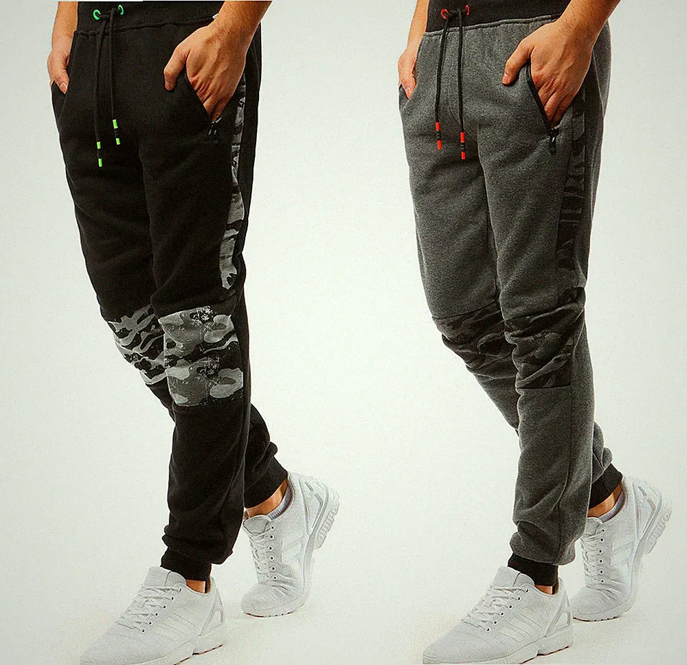 DSTREET Trainingshose Sport Camo Jogging Freizeithose Jogger Herren M-2XL