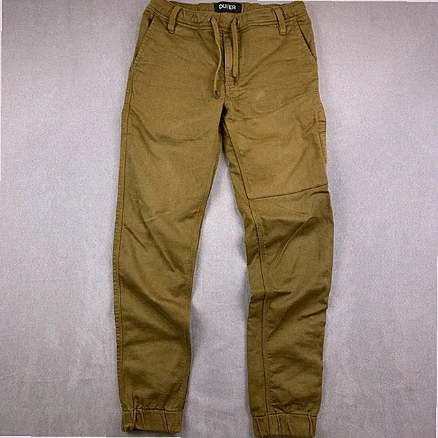 DU/ER Mens Pants 29 Beige N2X Slim Fit No Sweat Jogger Tapered Performance 29x29
