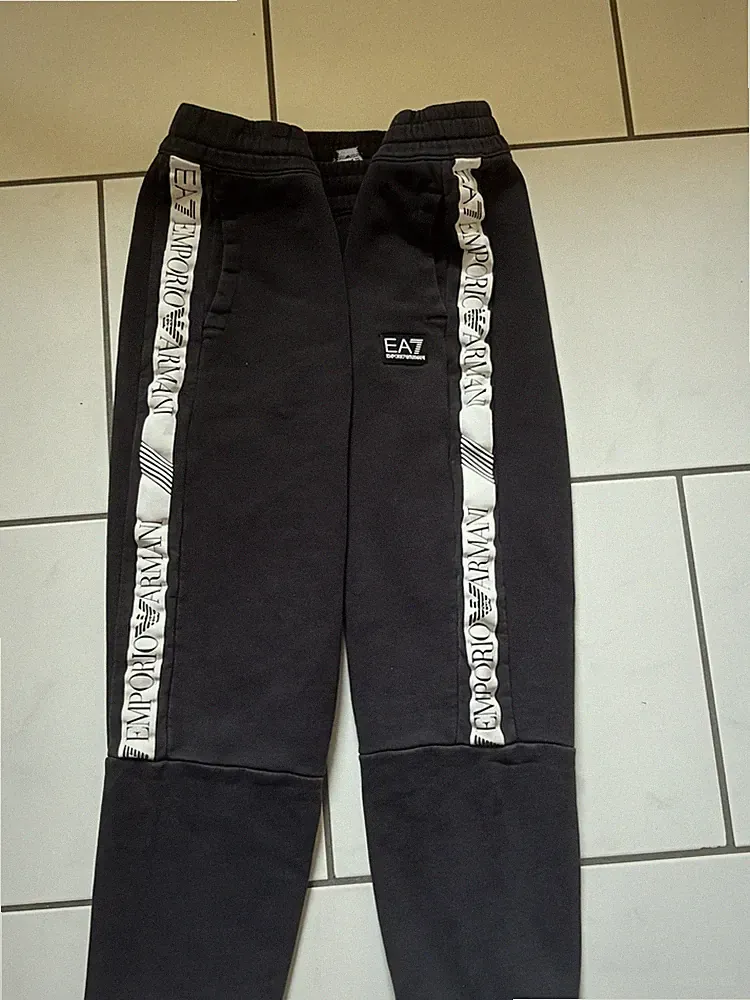 EA7 Emporio Armani Herren Jogginghose Gr. L Schwarz Sweatpants Trainingshose