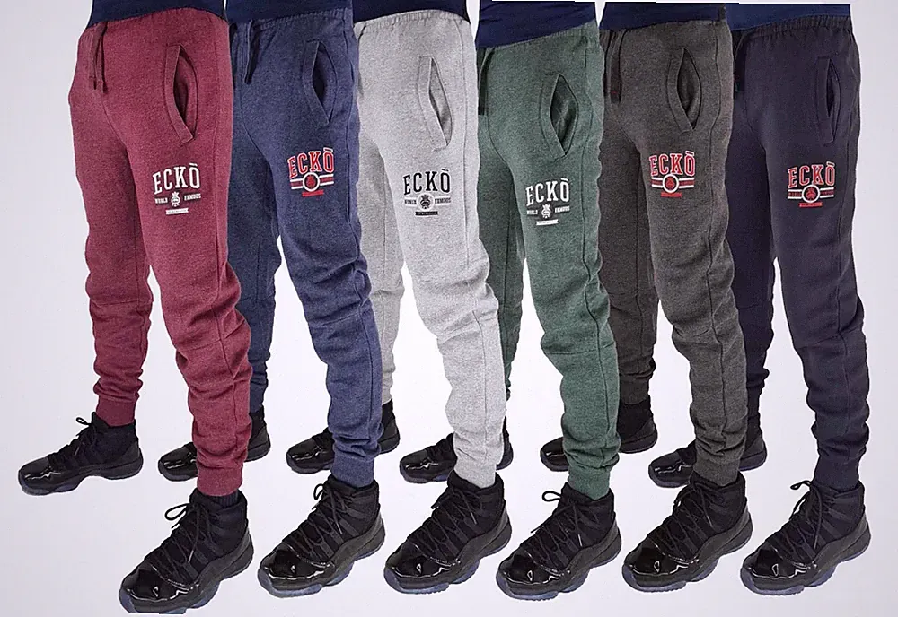 Ecko Unltd Herren Jogginghose Jog Pants Fleece Baumwollmischung Trainingsanzug
