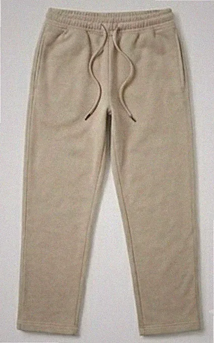 Einzigartige Herren Jogginghose ohne Bündchen Straight Sweatpants