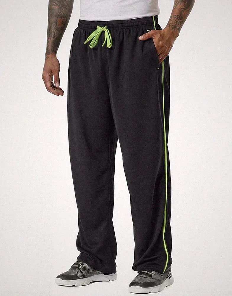 EKLENTSON Herren Trainingshose Jogginghose Mesh Fußball Fitness Schnell Trocknen