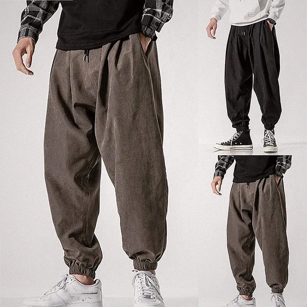 Elastischer Bund Herren Cargo Jogginghose Hose für bequeme sportliche Aktivitä