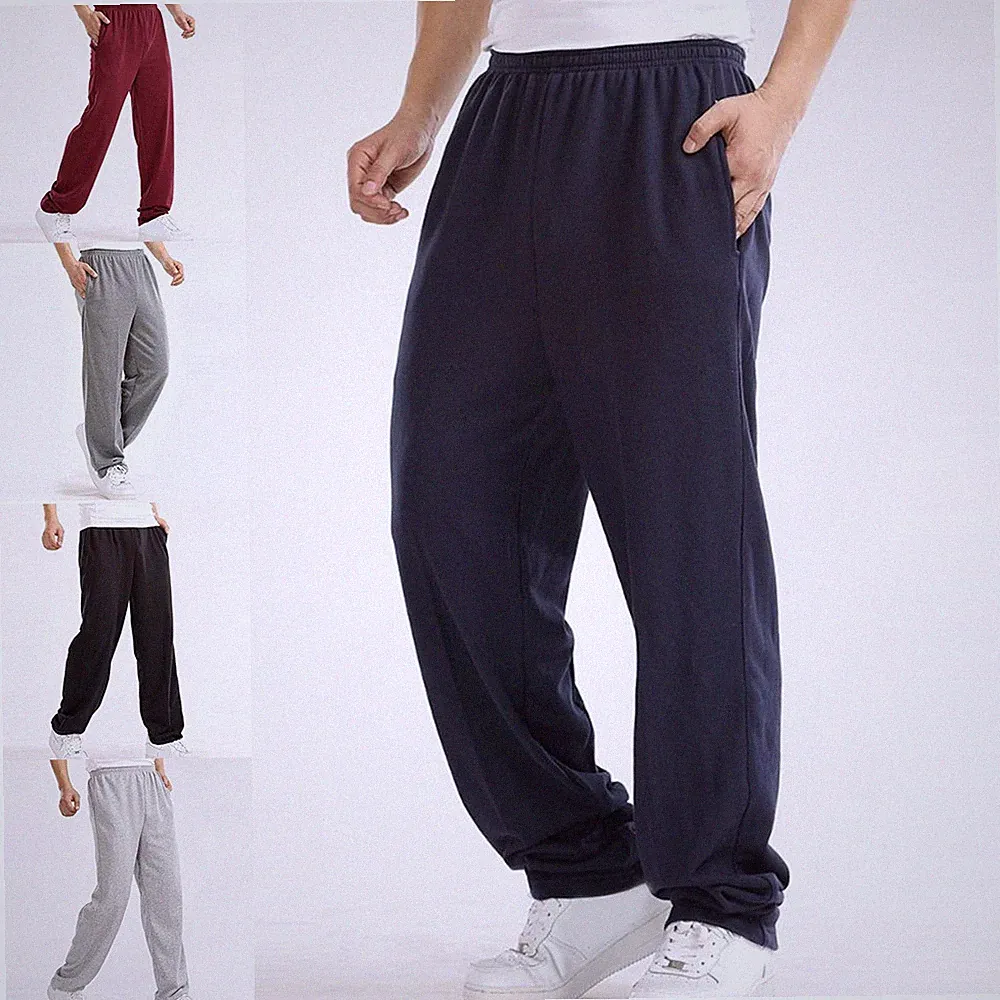 Elastischer Bund Herren Jogginghose Loose Fit Freizeithose für Frühling und He
