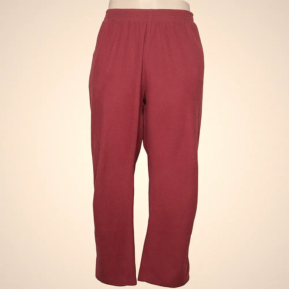 Elle Nor, Jogginghose, Größe: 48/50, Rot, Einfarbig, Fleece, Herren #i0E
