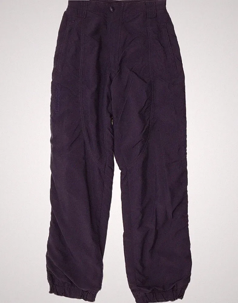 ELLESSE Herren Grafik Jogginghose Freizeithose W26 L31 dunkelblau Nylon AJ11