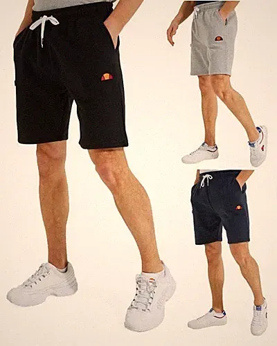 ellesse Herren Jogginghose Baumwolle Fleece Jog Sport Gym Freizeit Laufhose