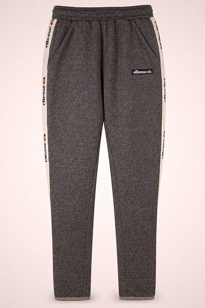 ellesse Herren Jogginghose Größe M Grau Freizeit Gummibund Logo