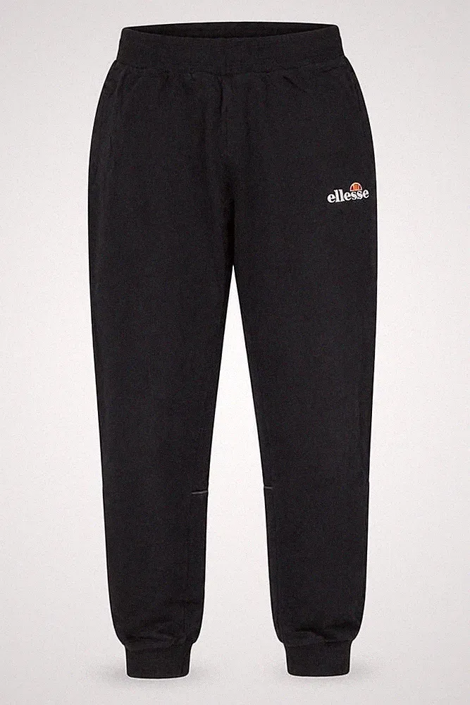 ellesse Herren Jogginghose Größe S Schwarz Freizeit Gummibund Logo