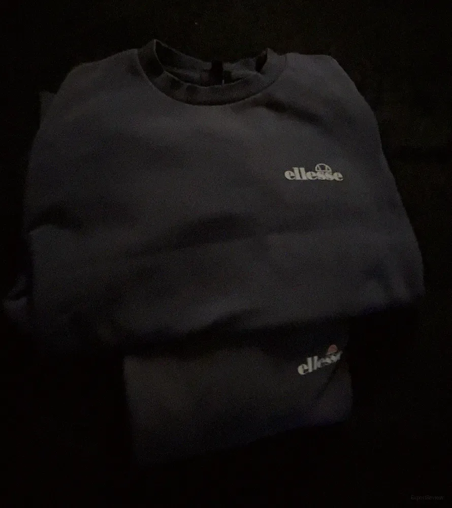ellesse Herren Jogginghose S blau Logo, elastischer Bund, Bindeverschluss