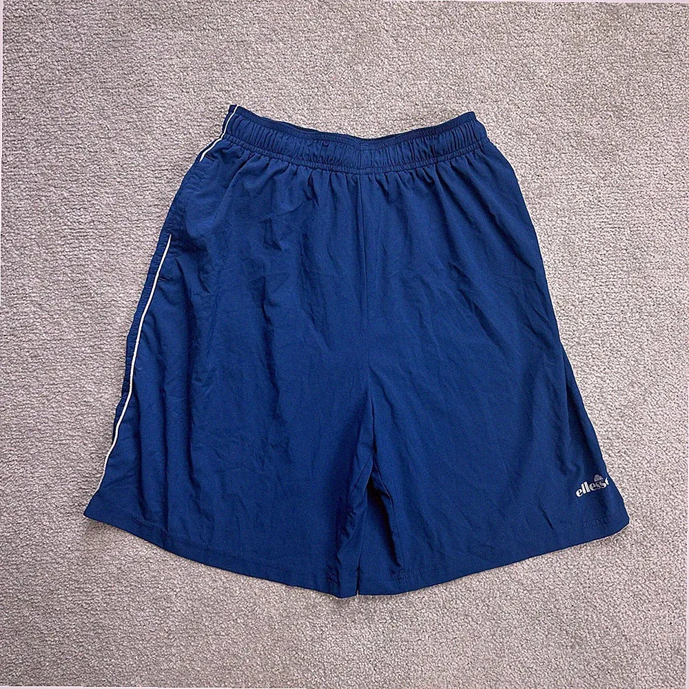 ELLESSE Herren Shorts Bermudas Gr. S Jogging Sporthose Training Sport 18407 Blau