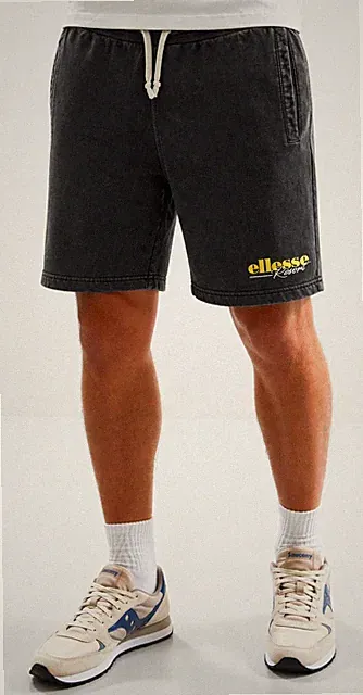 Ellesse Herren Shorts Freizeit Sommer Laufen Jogginghose Kordelzug Logo S - 2XL