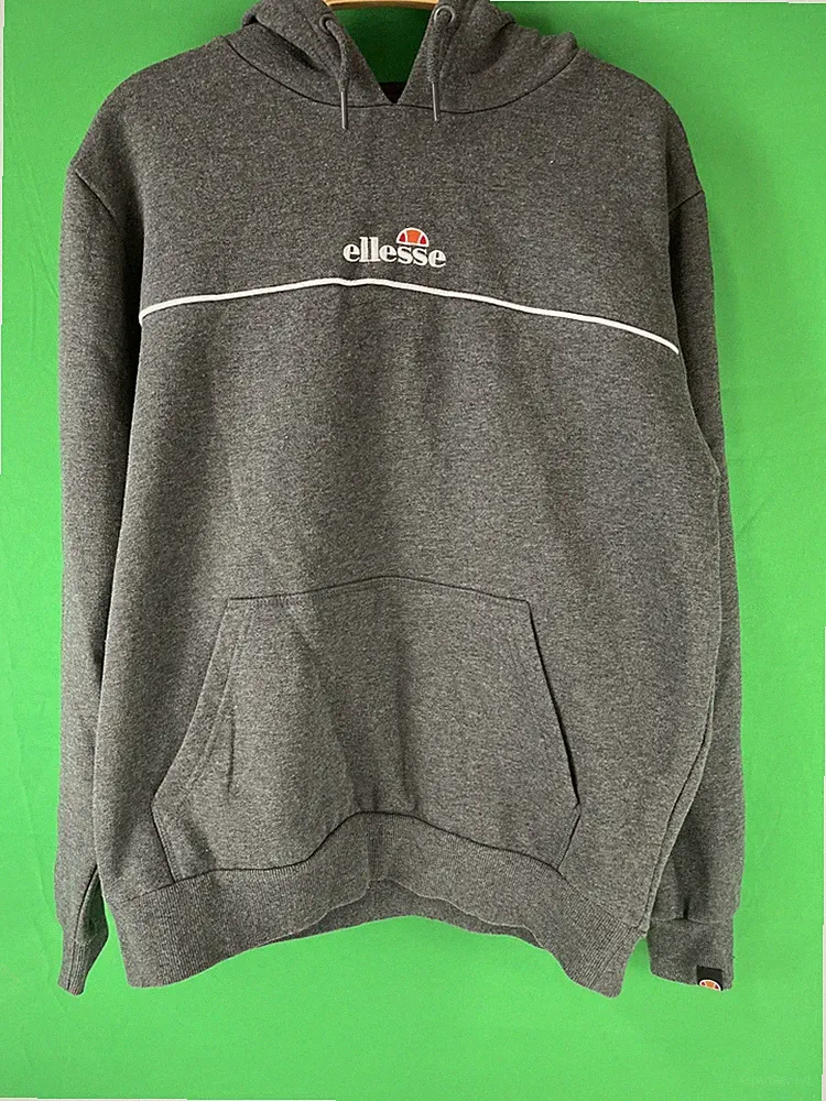Ellesse Herren Trainingsanzug Gr. L Grau Hoodie Jogginghose Zweiteiler.51
