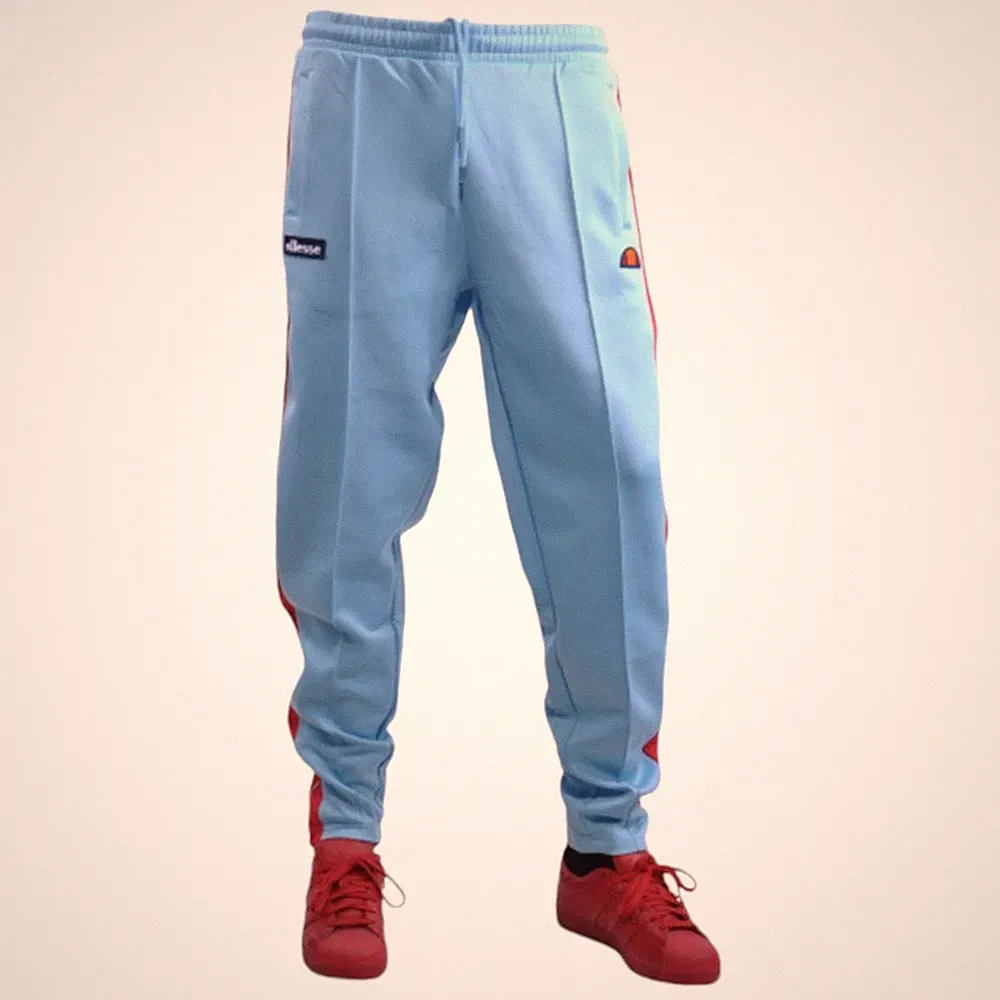 ELLESSE JET PANT SHA06417 Herren Jogginghose Freizeit Blau Poly Jogger...