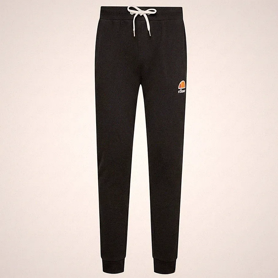 ellesse Jog Pants Herren Casual Jogginghose Trainingshose schwarz neu