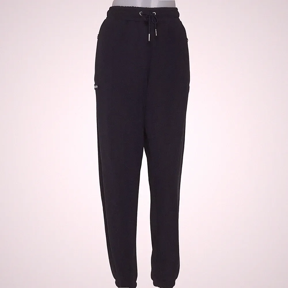 Ellesse, Jogginghose, Größe: M, Schwarz, Baumwolle/Polyester, Einfarbig #EXU