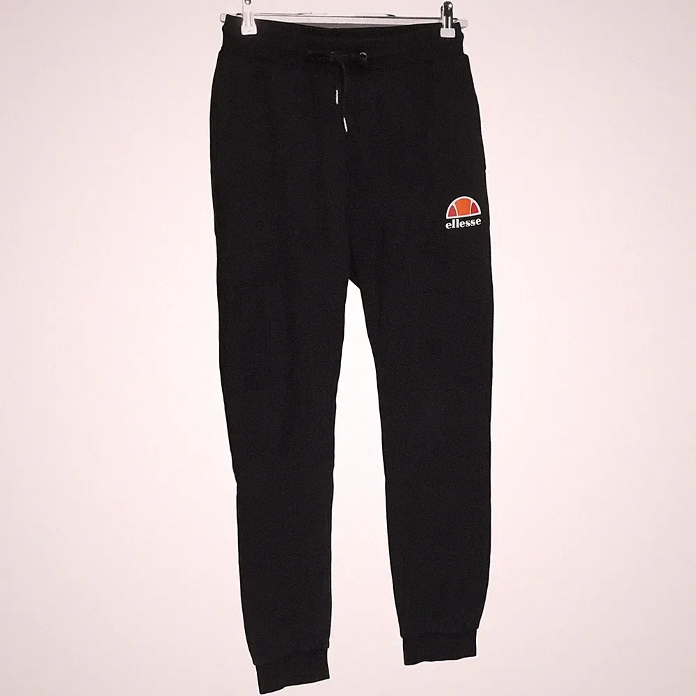 Ellesse, Jogginghose, Größe: M, Schwarz, Baumwolle/Polyester, Einfarbig #Ljy