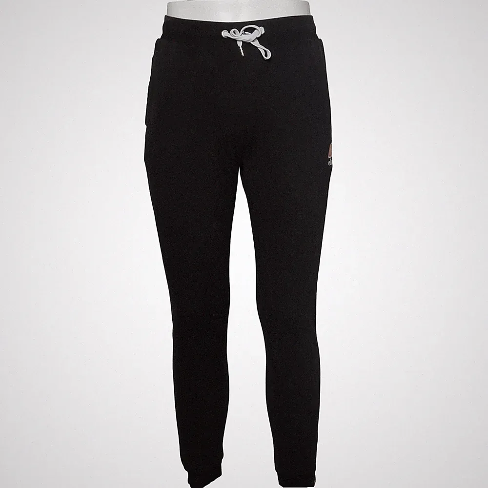 Ellesse, Jogginghose, Größe: M, Schwarz, Baumwolle/Polyester, Print, Sweat #OtA