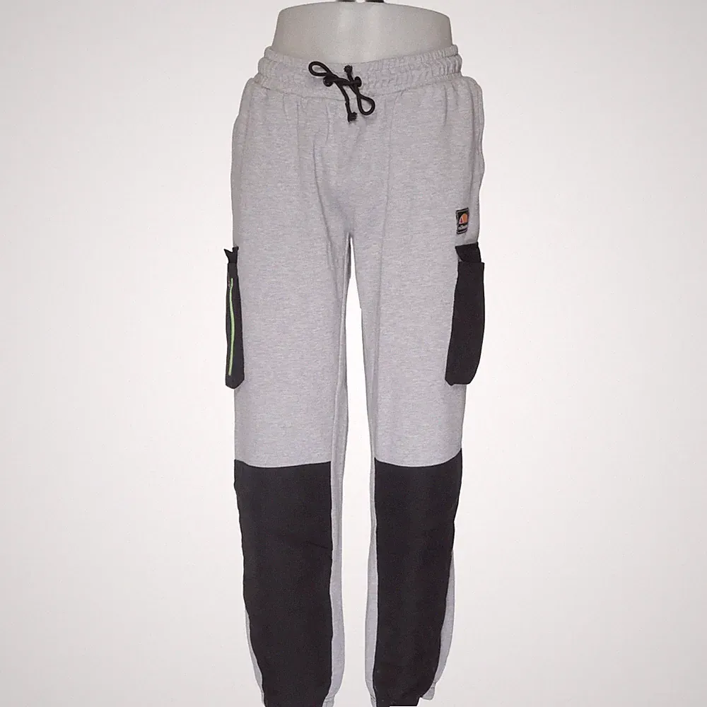 Ellesse, Jogginghose, Größe: XL, Grau/Schwarz/Mehrfarbig #mhS