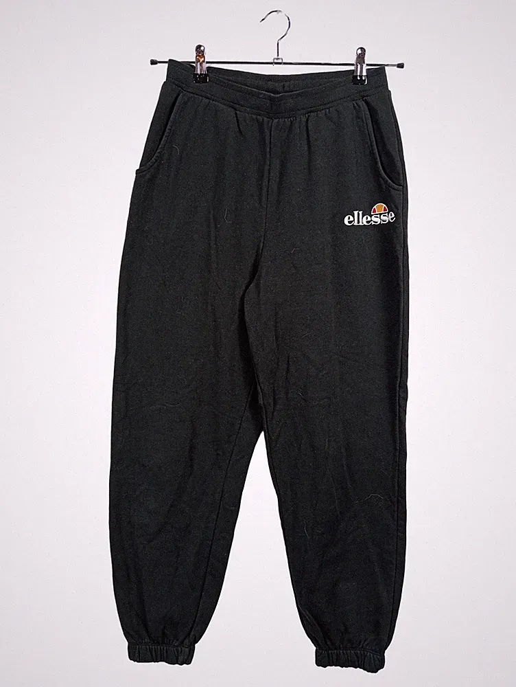 Ellesse Jogginghose Herren Gr. 40/L Schwarz Sweatpants Logo