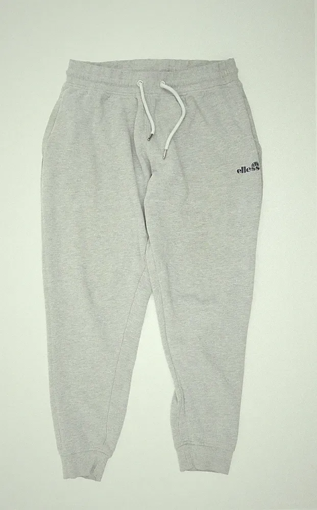 Ellesse Jogginghose Herren Grau L Regular Fit Freizeit Fleece