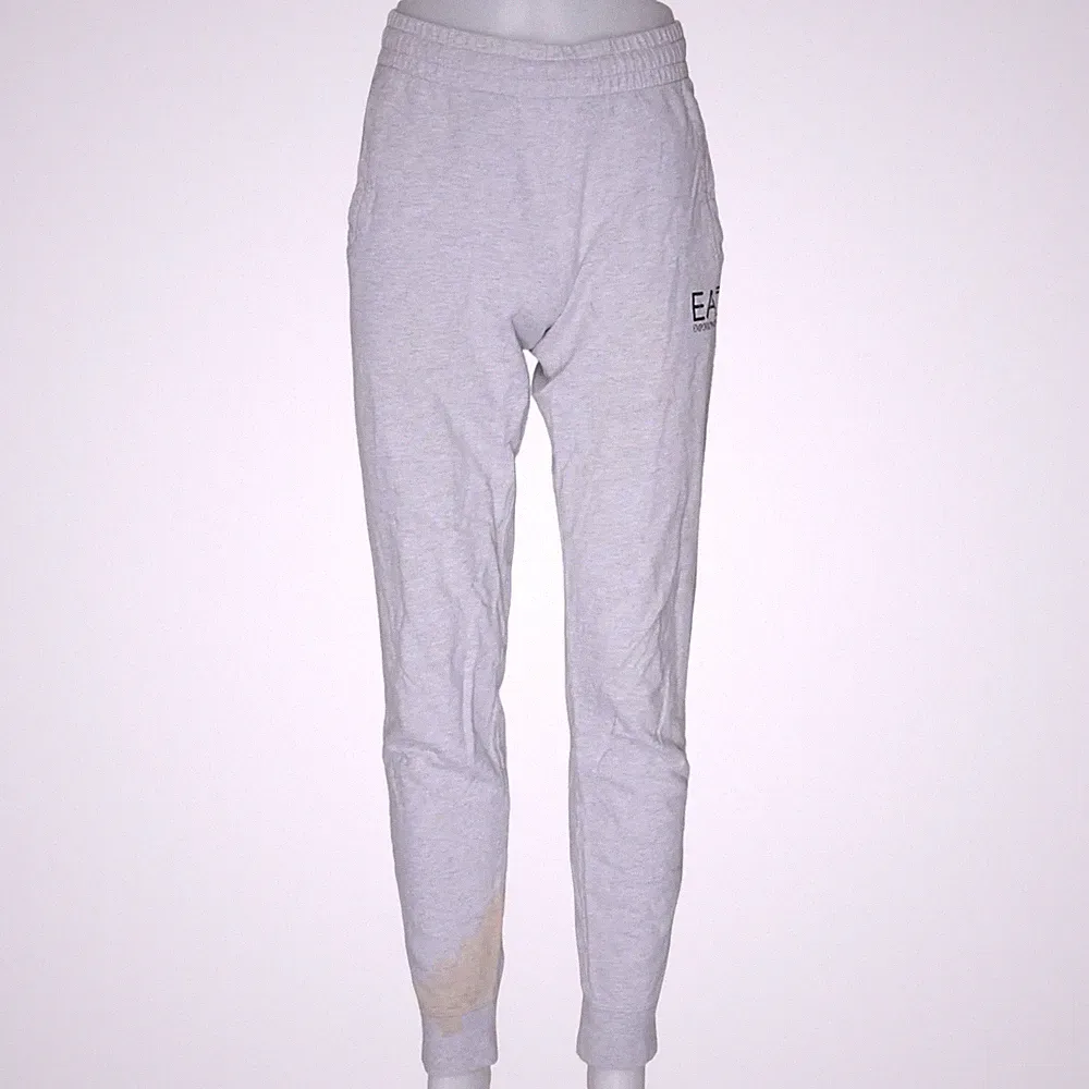 Emporio Armani, Jogginghose, Größe: M, Grau, Einfarbig, Sweat, Herren #io7