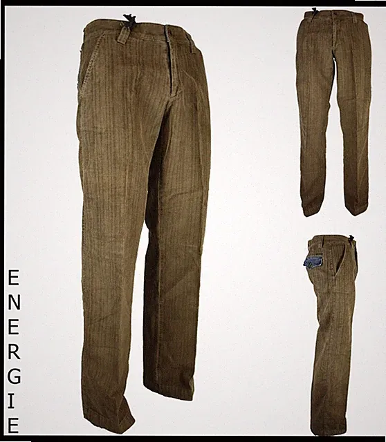 Energie Herren Pfotenhose Elegant Regular Fit Bootcut Winter Samt 44