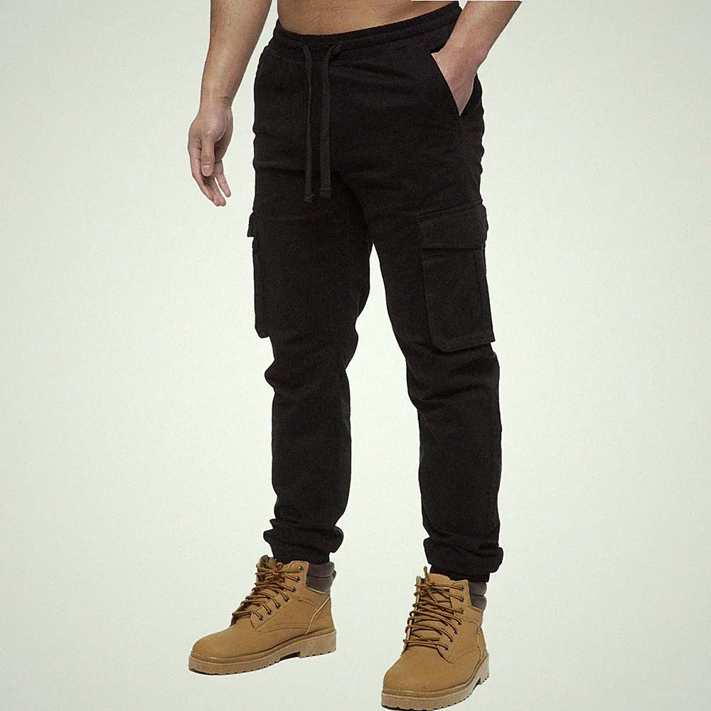 ENZO Herren Militär Combat Jogginghose Camouflage Cargo Arbeitshose