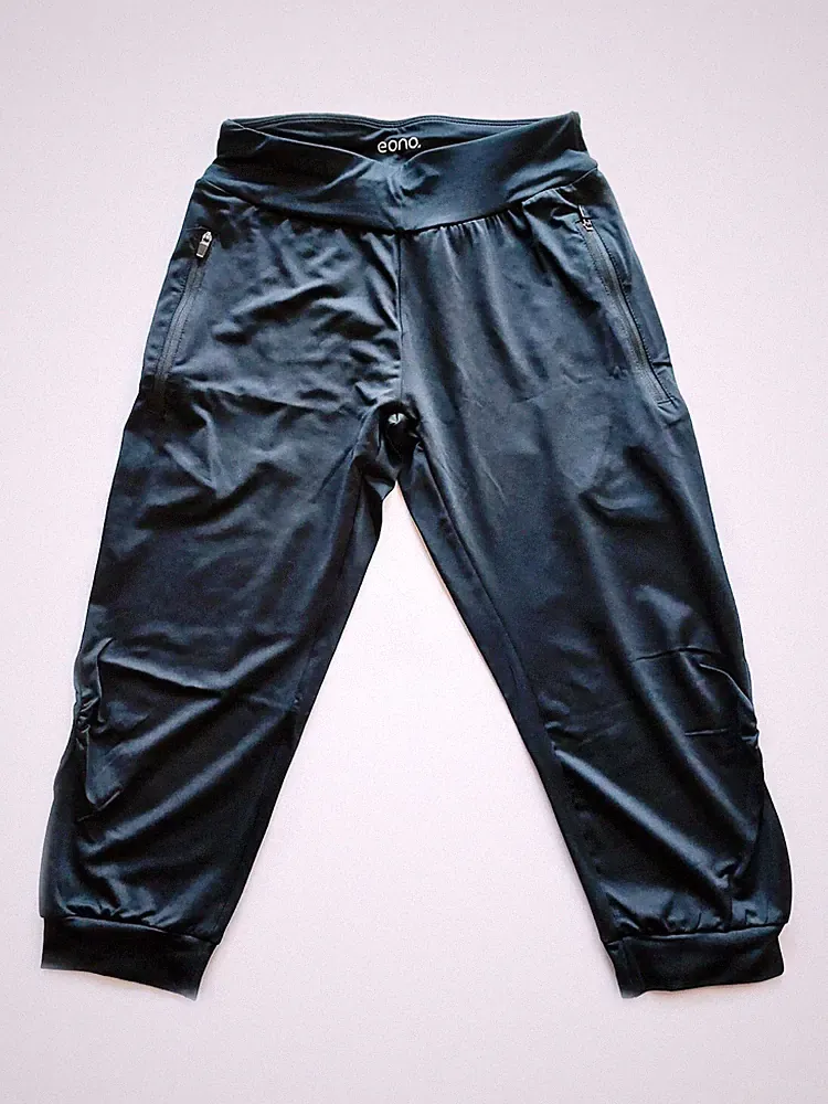 Eono Essentials Damen Sporthose Freizeit Running Capri Pants Jogger Jogginghose