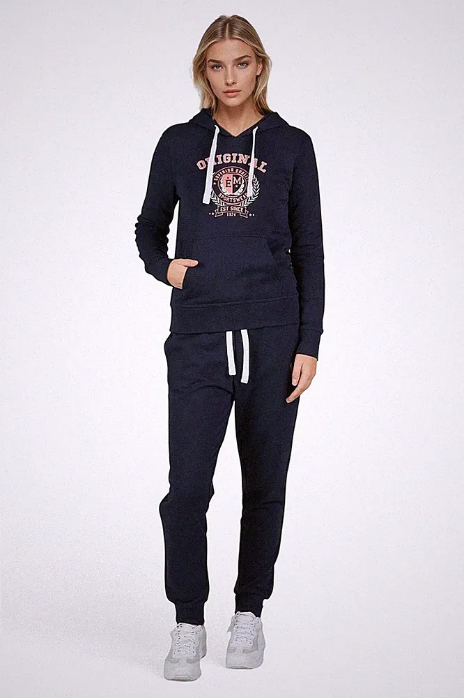 Era & Me Damen Sweat Pants Regular Fit Jogginghose 60% Baumwolle