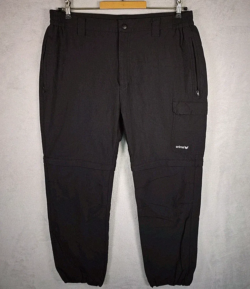 erima Hose Herren Sport Pant Gr. XL Schwarz Outdoor Sport Hose Wandern Pant