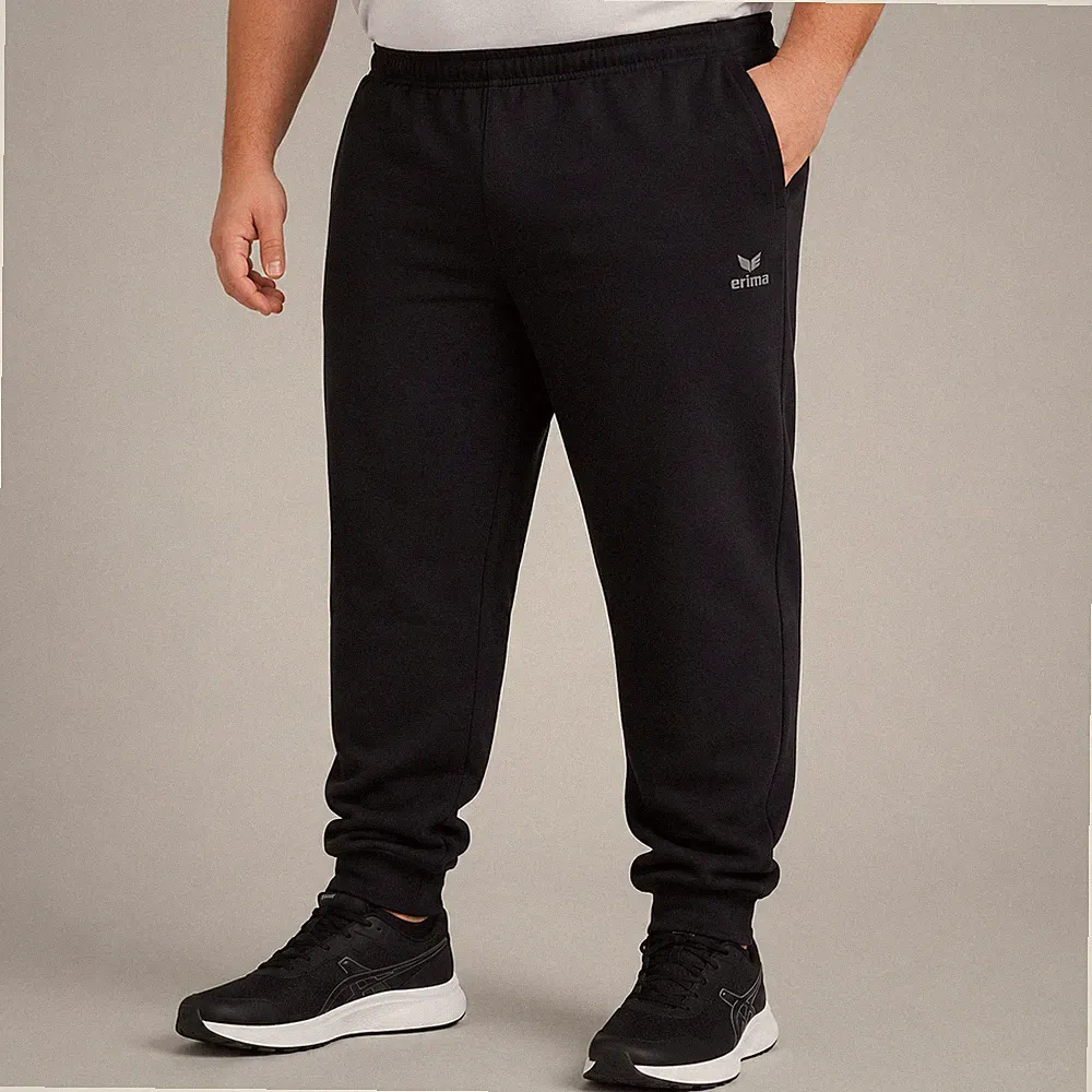 Erima Hose schwarz Sweatpants Unisex Übergröße Schlicht 3XL 4XL 5XL NEU! OVP!
