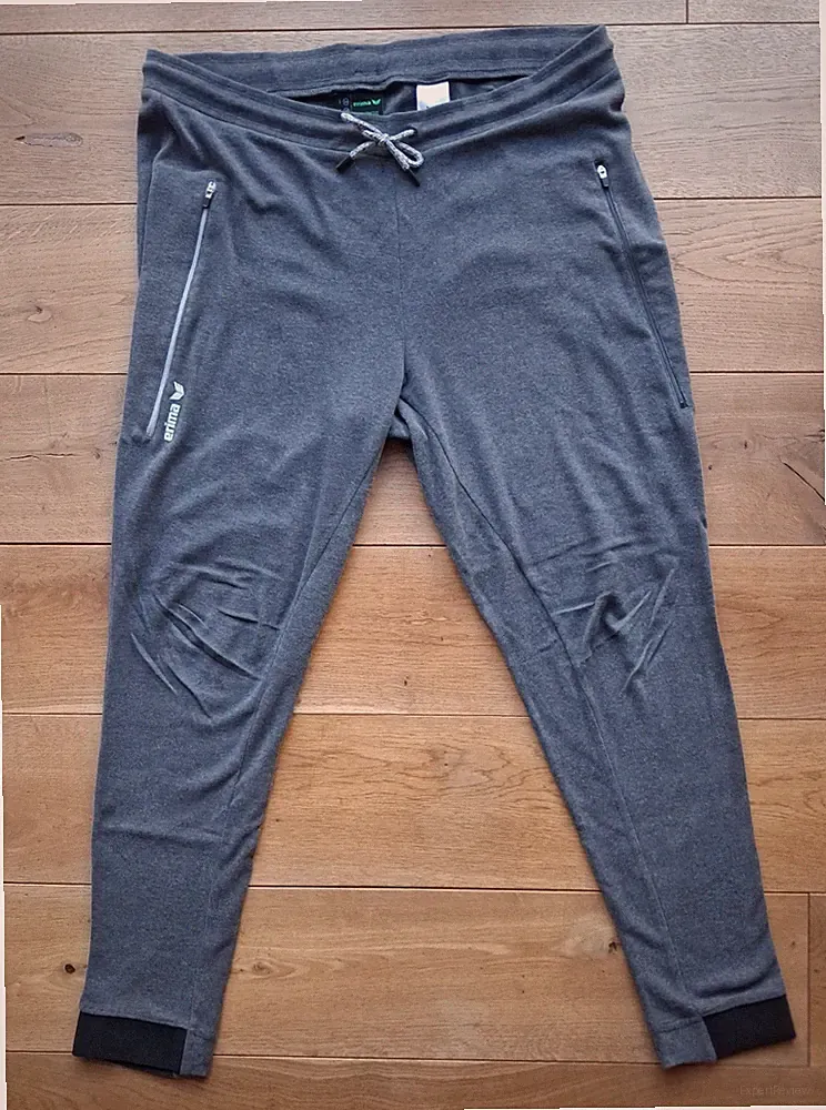 Erima Jogginghose Gr. 44 XL grau Trainingshose Jogger