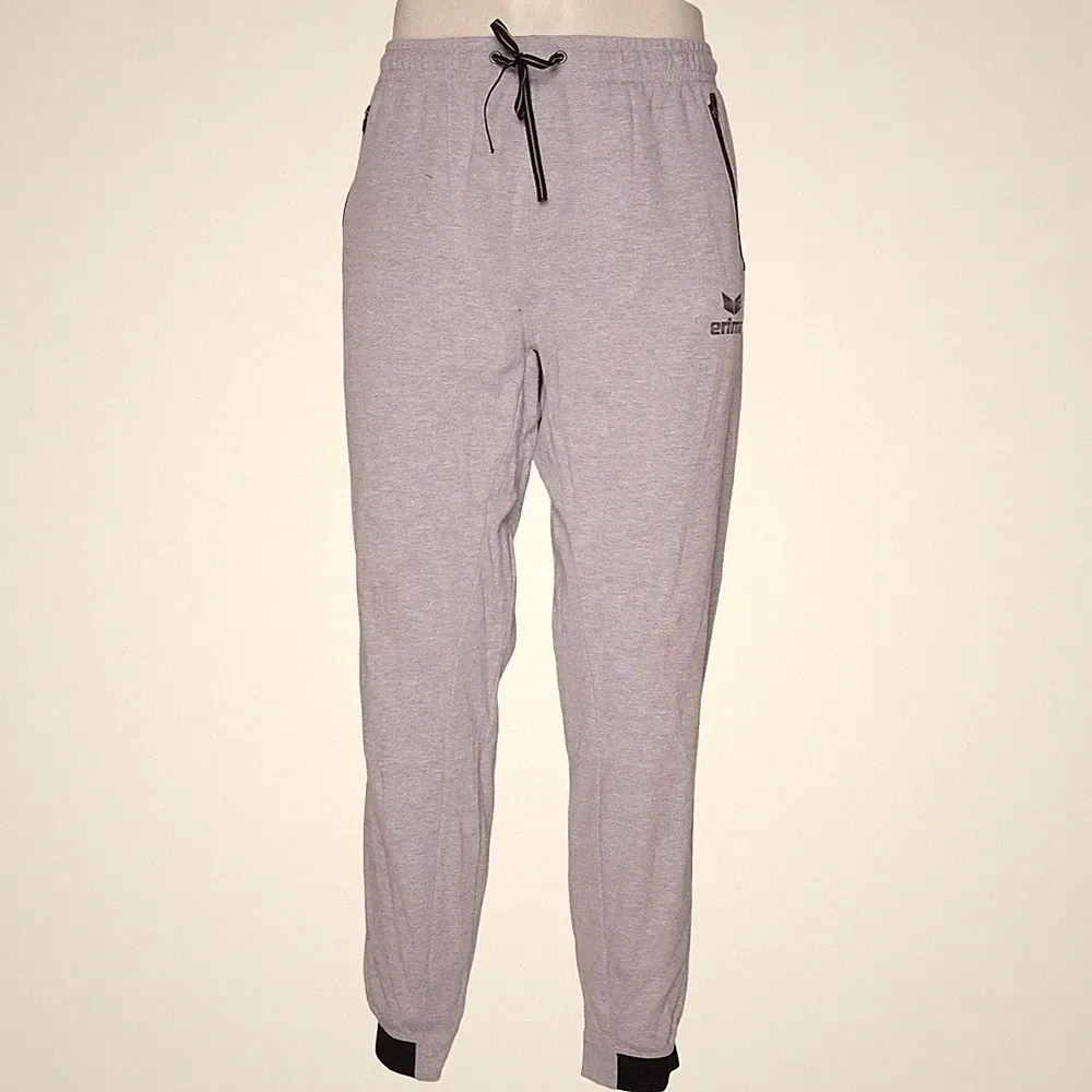 Erima, Jogginghose, Größe: 46, Grau, Baumwolle/Polyester, Einfarbig, Herren #g9A
