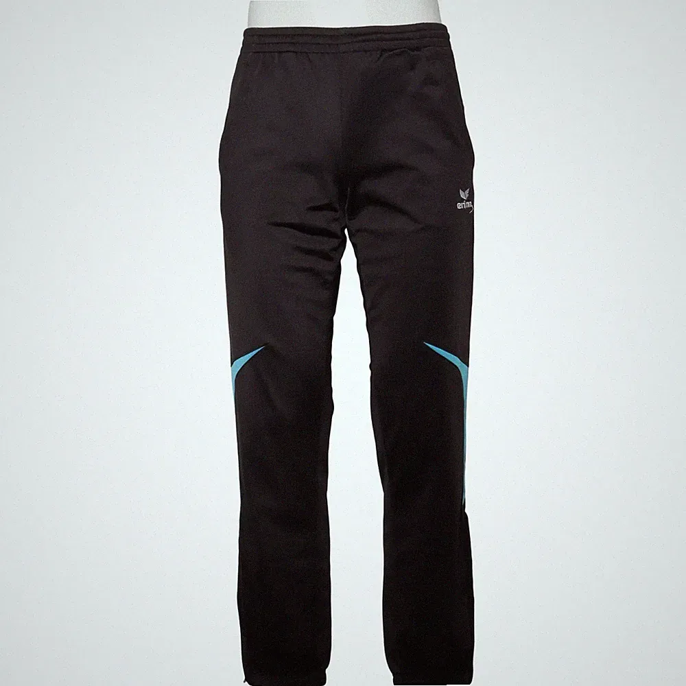 Erima, Jogginghose, Größe: S, Schwarz/Blau, Polyester, Einfarbig, Herren #Ufm