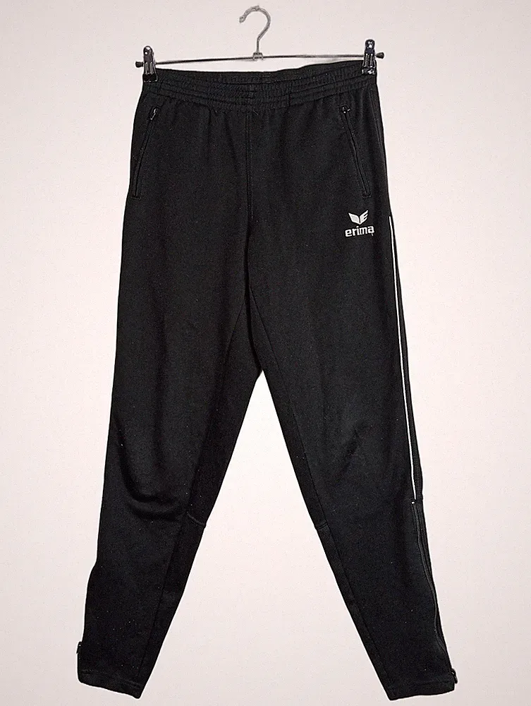 ERIMA Jogginghose Herren Sporthose Trainingshose Schwarz Gr. 46 S Polyester