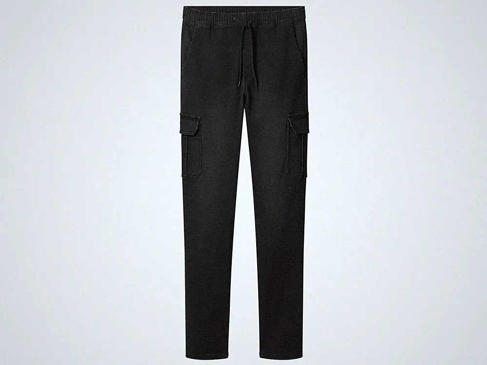 ESMARA MEN Herren Cargo-Denim-Joggers (Anthrazit, 54) - B-Ware sehr gut