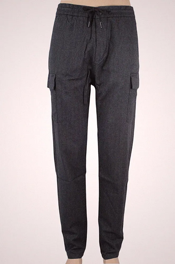 Esprit Herren Cargohose W34/L36 W36/L36 Cargo Hose schwarz Jogging Fischgräte