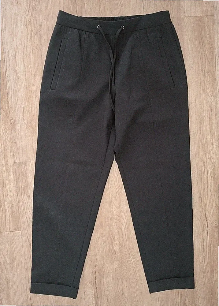 Esprit Jogger Jogginghose mit Gummizug schwarz Hose Gr. 34 Damen wie neu