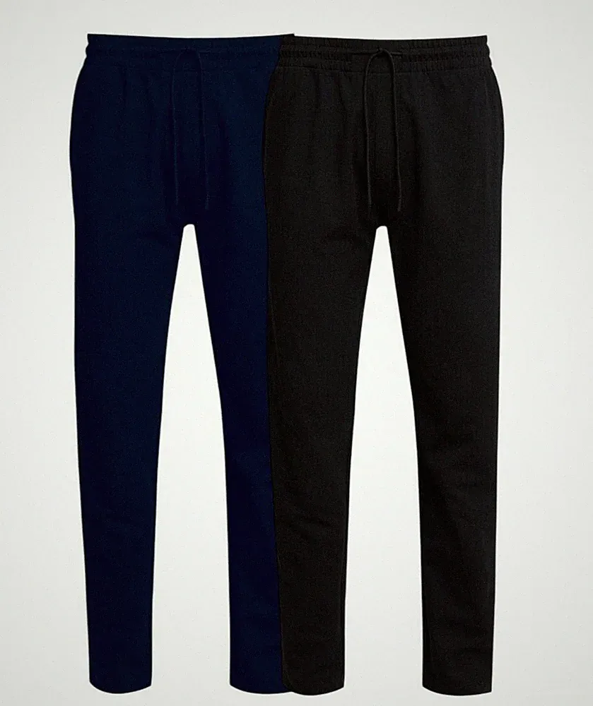 ex M*S HERREN JOGGINGHOSE AUTOGRAMM GERADES BEIN COTTON RICH REGULAR TASCHE HOSE