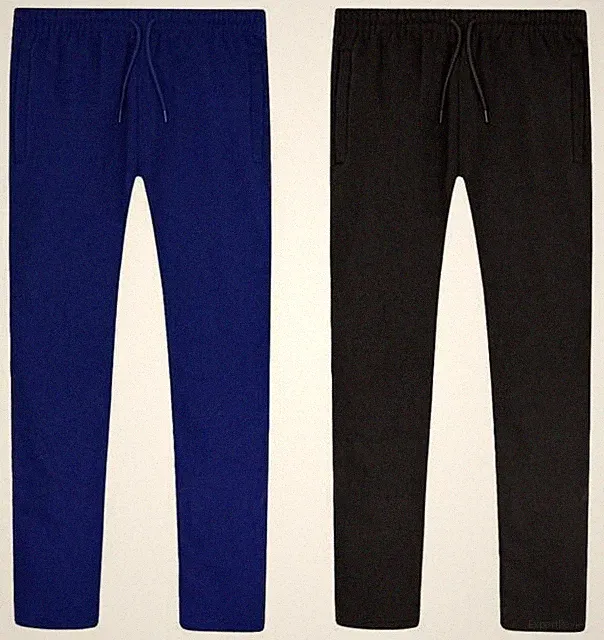 Fabrik Fleece Jogger Herren Freizeit Jogginghose 2XL-8XL Bein 29/31 2 Farben