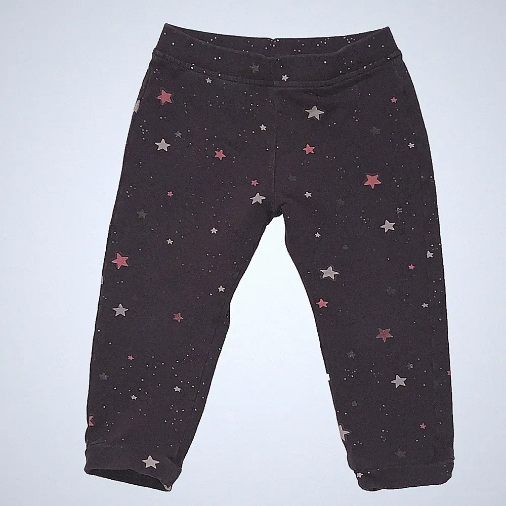 Fagottino Jogginghose Sweathose Sterne Glitzer Gr. 92 Mädchenhose
