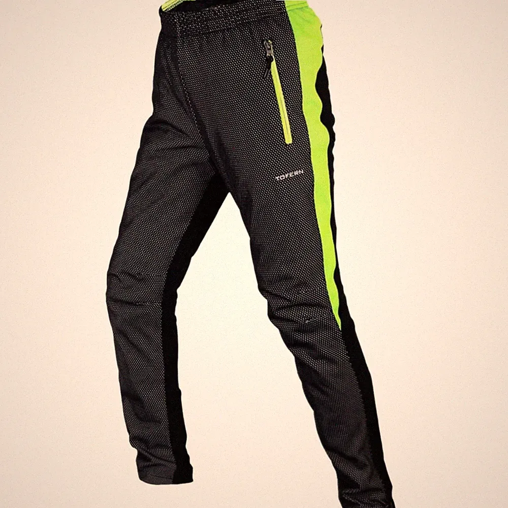 Fahrradhose Herren winter Wasserabweisend Winddicht Thermo Softshell | Sport...
