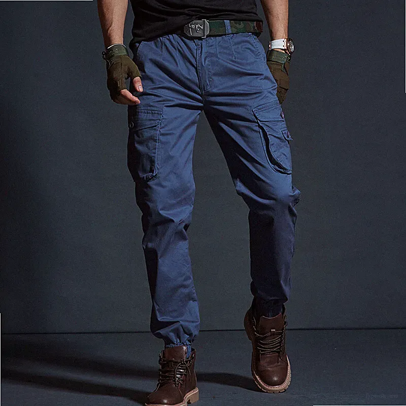 Fashion Herren Multi-Pocket Cargo Hose Jogging Camo Ankle City Freizeit Pants