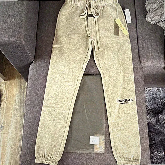 Fear of God Essentials Sweatpants Dark Oatmeal XS Neu mit Etikett 130BT212033F
