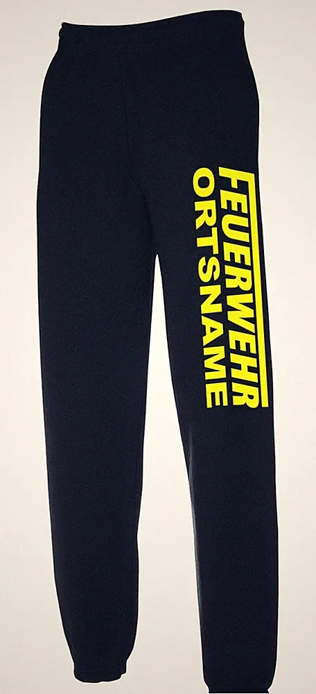 FEUERWEHR Jogginghose Hose Freizeithose Trainingshose navy oder schwarz J03