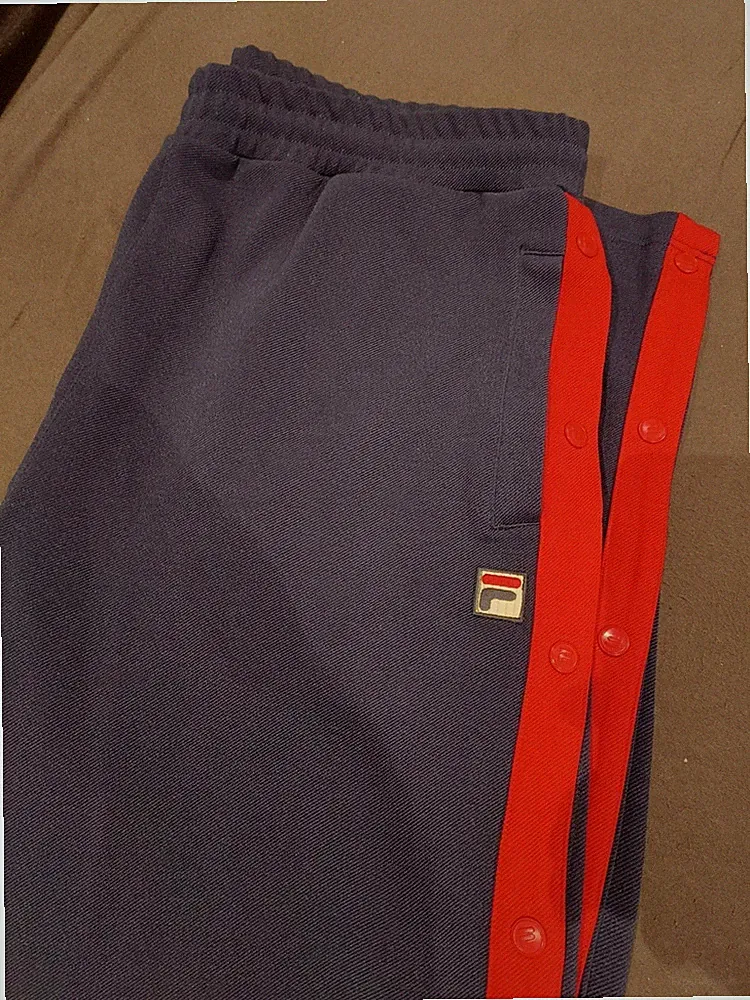 FILA Hardwood Classic Trainingshose 🥊⚾ mit Knopfleiste Gr. XL TOP 2000er RETRO
