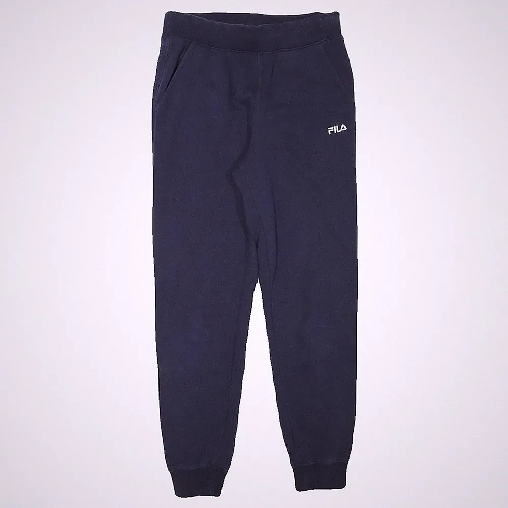 FILA Herren Jogger Slim Tapered Dunkelblau S W28 L28 Baumwollmix Casual